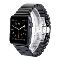 Браслет керамический для Apple Watch 38/40 мм, чёрный цвет