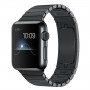Браслет блочный из нержавеющей стали для Apple Watch 38/40 мм, чёрный цвет
