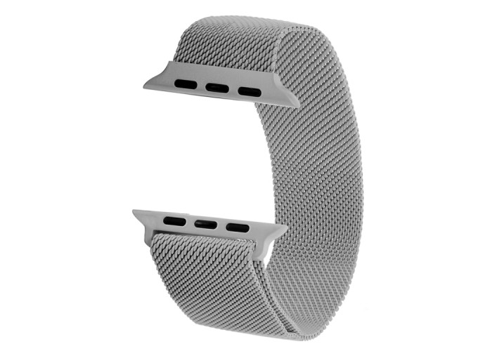 Браслет миланский сетчатый для Apple Watch 38/40 мм, серый цвет