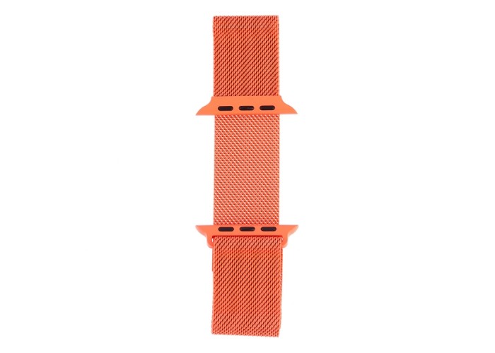 Браслет миланский сетчатый для Apple Watch 38/40 мм, оранжевый цвет