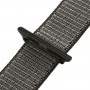Ремешок из нейлона с застёжкой-липучкой для Apple Watch 38/40 мм, тёмно-серый цвет