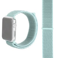 Ремешок из нейлона с застёжкой-липучкой для Apple Watch 42/44 мм, мятный цвет