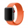 Ремешок из нейлона с застёжкой-липучкой для Apple Watch 42/44 мм, оранжевый цвет