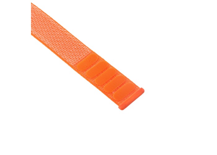 Ремешок из нейлона с застёжкой-липучкой для Apple Watch 42/44 мм, оранжевый цвет