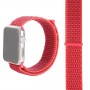 Ремешок из нейлона с застёжкой-липучкой для Apple Watch 38/40 мм, красный цвет
