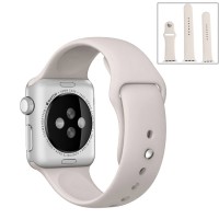 Ремешок спортивный для Apple Watch 38/40 мм, бежевый цвет