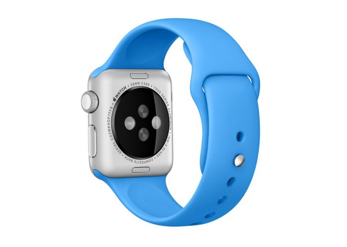 Ремешок спортивный для Apple Watch 42/44 мм, синий цвет