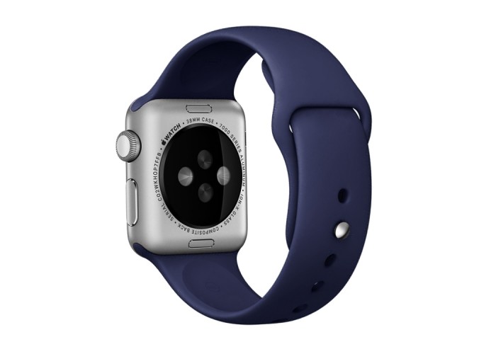 Ремешок спортивный для Apple Watch 38/40 мм, тёмно-синий цвет
