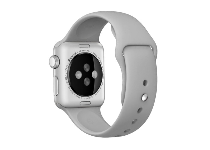 Ремешок спортивный для Apple Watch 42/44 мм, серый цвет