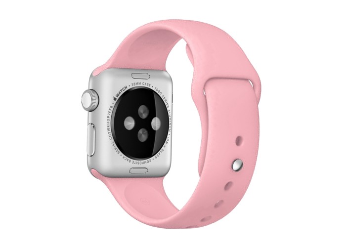 Ремешок спортивный для Apple Watch 38/40 мм, розовый цвет