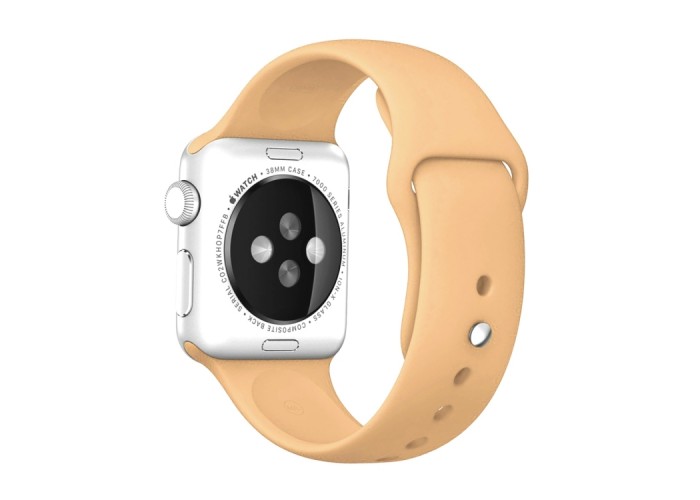 Ремешок спортивный для Apple Watch 42/44 мм, песочный цвет