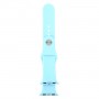 Ремешок спортивный для Apple Watch 38/40 мм, голубой цвет