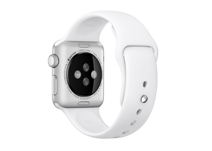Ремешок спортивный для Apple Watch 42/44 мм, белый цвет