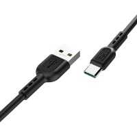 Кабель Hoco X33 USB-A/USB-C 5A (1 м), чёрный цвет