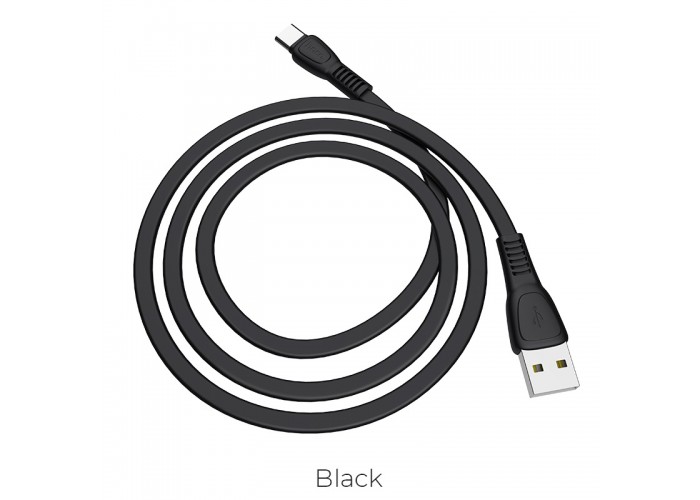 Кабель Hoco X40 USB-A/USB-C 3A (1 м), чёрный цвет