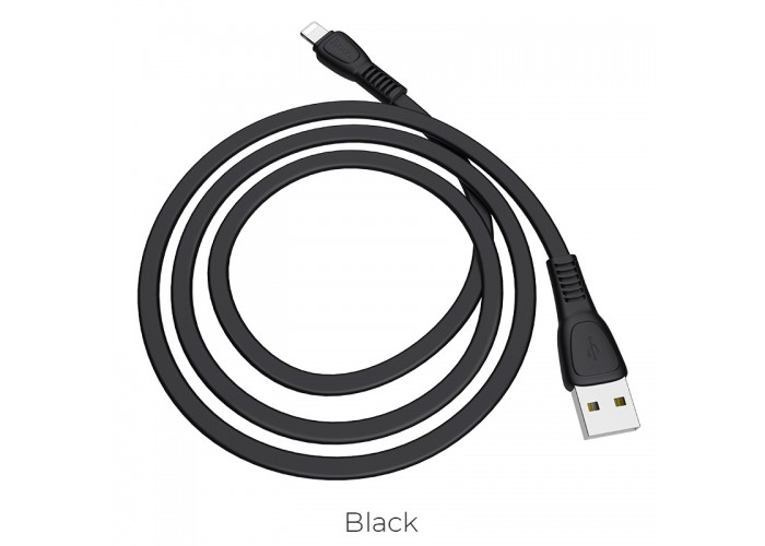 Кабель Hoco X40 USB-A/Lightning 2.4A (1 м), чёрный цвет