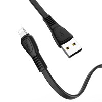 Кабель Hoco X40 USB-A/Lightning 2.4A (1 м), чёрный цвет