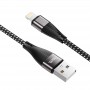 Кабель Hoco X57 USB-A/Lightning 2.4A (1 м), чёрный цвет