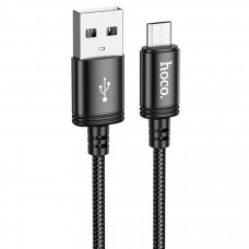 Кабель Hoco X89 USB-A/MicroUSB 2.4A (1 м), чёрный цвет