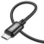 Кабель Hoco X89 USB-A/MicroUSB 2.4A (1 м), чёрный цвет