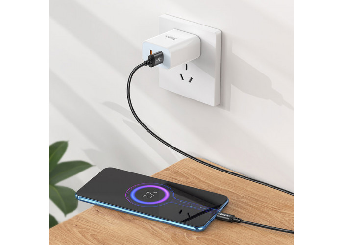 Кабель Hoco X89 USB-A/MicroUSB 2.4A (1 м), чёрный цвет