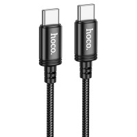 Кабель Hoco X89 USB-C/USB-C 60W (1 м), чёрный цвет