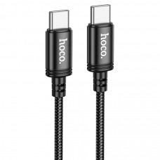 Кабель Hoco X89 USB-C/USB-C 60W (1 м), чёрный цвет