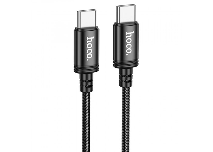 Кабель Hoco X89 USB-C/USB-C 60W (1 м), чёрный цвет