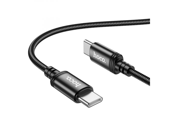 Кабель Hoco X89 USB-C/USB-C 60W (1 м), чёрный цвет