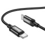 Кабель Hoco X89 USB-C/USB-C 60W (1 м), чёрный цвет