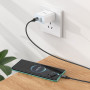 Кабель Hoco X89 USB-C/USB-C 60W (1 м), чёрный цвет