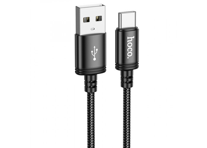 Кабель Hoco X89 USB-A/Type-C 3A (1 м), чёрный цвет