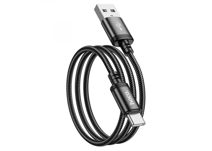 Кабель Hoco X89 USB-A/Type-C 3A (1 м), чёрный цвет
