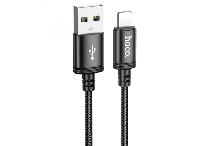 Кабель Hoco X89 USB-A/Lightning 2.4A (1 м), чёрный цвет
