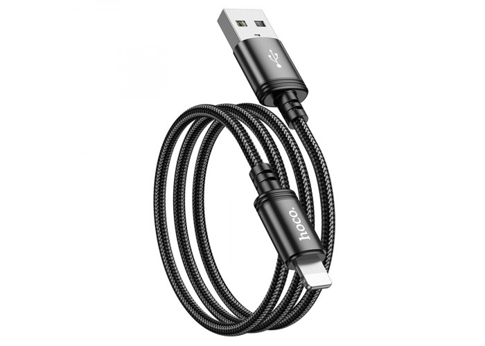 Кабель Hoco X89 USB-A/Lightning 2.4A (1 м), чёрный цвет