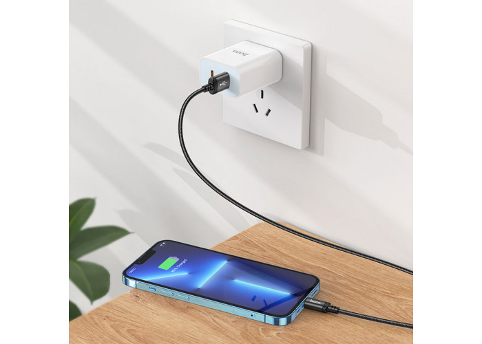 Кабель Hoco X89 USB-A/Lightning 2.4A (1 м), чёрный цвет