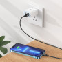 Кабель Hoco X89 USB-A/Lightning 2.4A (1 м), чёрный цвет