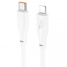 Кабель Hoco X93 Type-C/Lightning PD 20W (1 м), белый цвет