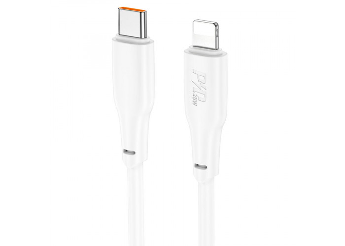 Кабель Hoco X93 Type-C/Lightning PD 20W (1 м), белый цвет