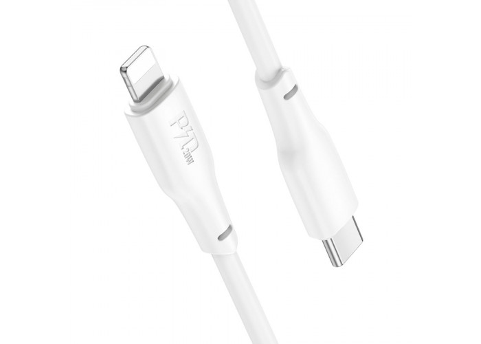 Кабель Hoco X93 Type-C/Lightning PD 20W (1 м), белый цвет