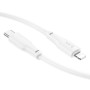 Кабель Hoco X93 Type-C/Lightning PD 20W (1 м), белый цвет