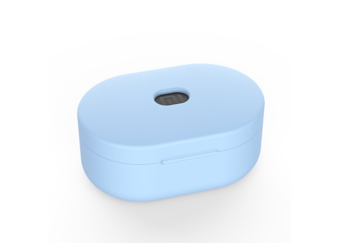 Чехол силиконовый для Redmi AirDots, голубой цвет