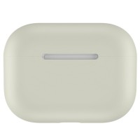 Чехол силиконовый для AirPods Pro, бежевый цвет