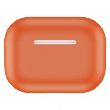 Чехол силиконовый для AirPods Pro, тёмно-оранжевый цвет