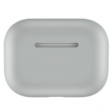 Чехол силиконовый для AirPods Pro, светло-серый цвет