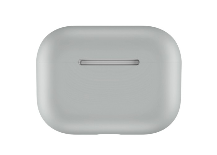 Чехол силиконовый для AirPods Pro, светло-серый цвет