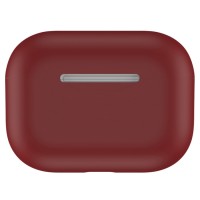 Чехол силиконовый для AirPods Pro, бордовый цвет