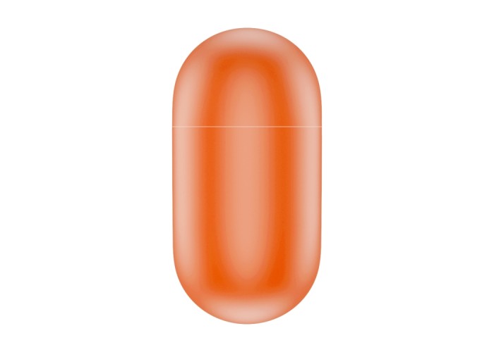 Чехол силиконовый для AirPods Pro, оранжевый цвет