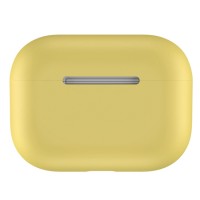 Чехол силиконовый для AirPods Pro, жёлтый цвет