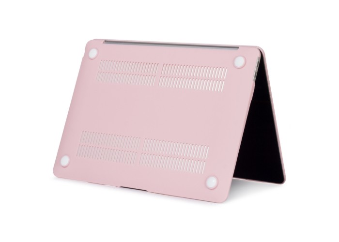 Чехол-накладка для MacBook Air 13 дюймов (модели 2018 года и новее), розовый цвет